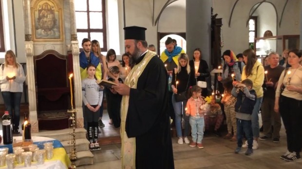 Молебен за Украйна се проведе днес в Пловдив, предаде репортер