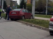 ПТП на оживено кръгово кръстовище в Пловдив
