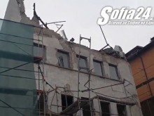 След неправилното срутване на фасада в София - до 50 000 лева глоба