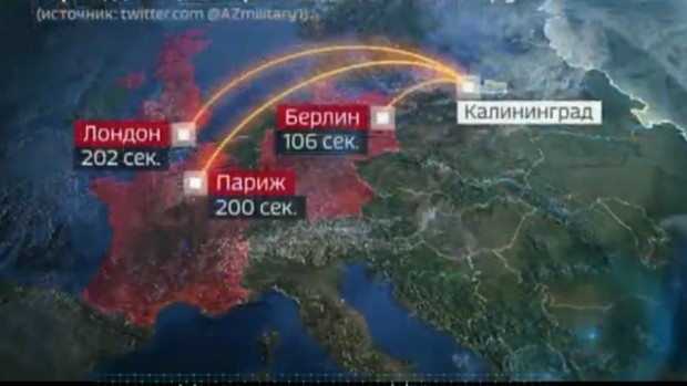 Симулация на ядрена атака се появи в популярно руско предаване
