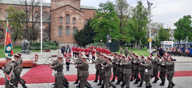 В София бе извършен водосвет на бойните знамена и знамената
