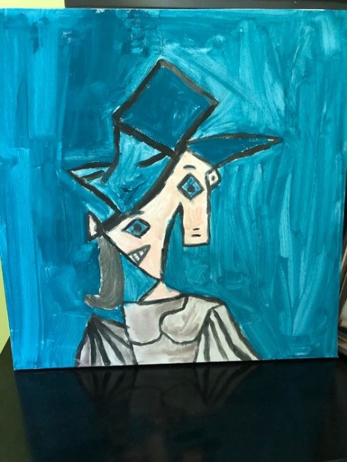 Копие на картина на Пикасо направено от 9 годишно дете предизвика