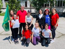 Спортен празник в пловдивското училище "Никола Вапцаров"