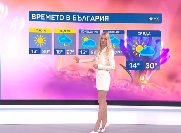 Натали Трифонова отново привлече погледите в ефир