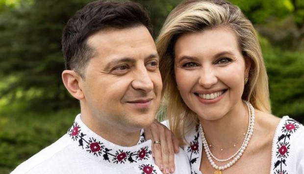 Първата дама на Украйна Олена Зеленска даде интервю със съпруга