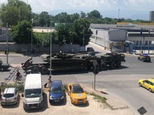 Огромна военна машина по улиците на Пловдив