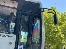 Руското знаме в автобус на градския транспорт подразни пловдивчани