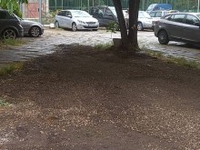 След намеса на Plovdiv24.bg чакълът на улица "Победа" е разчистен