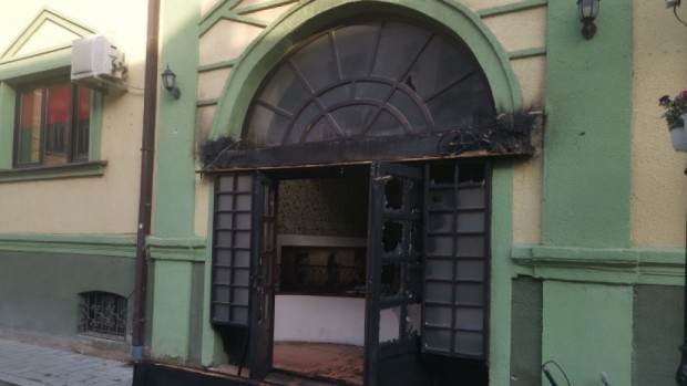 Има арестуван за палежа на входната врата на българския културен дом