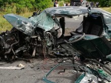 Потресаващ кадър от трагедията на пътя Пловдив - Карлово