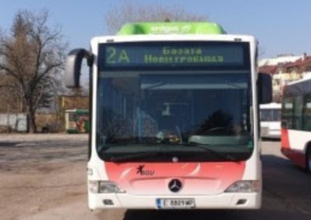 Линия №2 А от градския транспорт в Благоевград която обслужва