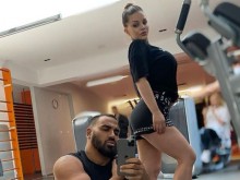 Азис тренира Десислава как да отслабне