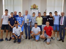 Кметът на Асеновград поздрави малките шампиони на ФК Асеновец 2005