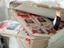 Заготовки за производство на над 2 млн. кутии фалшиви цигари задържаха митничари
