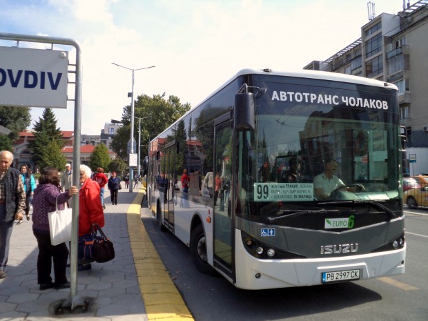 Автобусите по 10 линии от градския транспорт в Пловдив ще