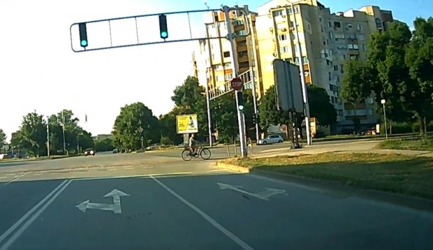 Пловдивчанин засне "безсмъртен" велосипедист