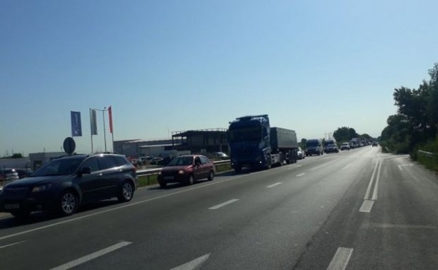 Околовръстното шосе на Пловдив от разклона за Коматево до този