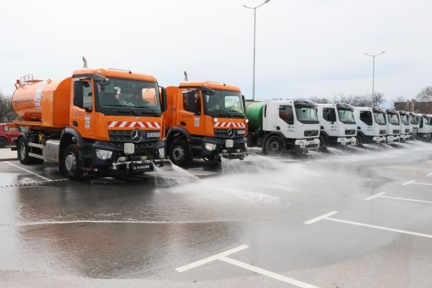 Миенето на улиците в Пловдив продължава и през настоящата седмица