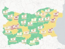 Пловдив пожълтя заради заболели от КОВИД