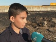 8-годишно момче помогна на огнеборци