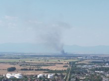 Огнеборците отново на крак заради голям пожар до Пловдив