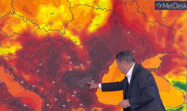 България ще попадне в един много топъл гребен в неделя