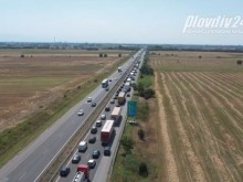 Километрично задръстване на АМ "Тракия" край Пловдив