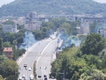Инцидент под моста на бул. "Васил Априлов", чува се вой на сирени