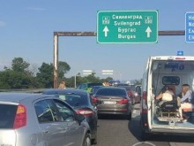 Верижна катастрофа с 10 автомобила на АМ "Тракия"