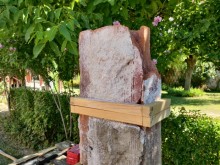 Фарс! Арт инсталация с тухли четворки в Пловдив