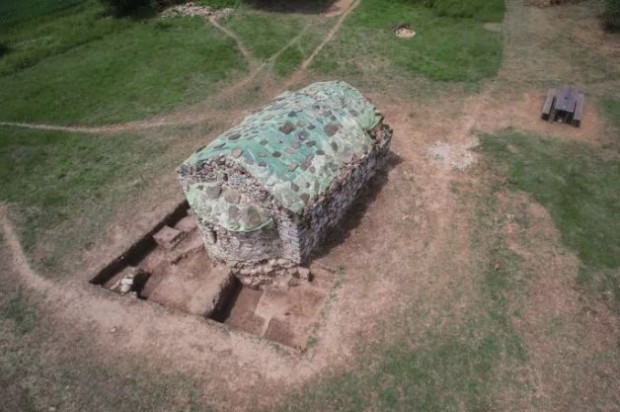 Археологически проучвания на средновековния некропол около храма Св Великомъченик Георги