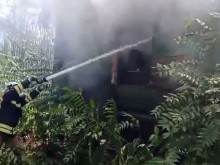 Пожар в депо в Пловдив