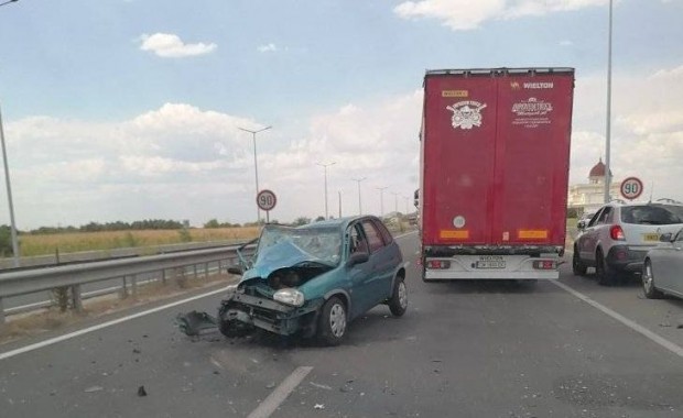 За пътнотранспортно произшествие научи Plovdiv24.bg. Според шофьори, минали през мястото
