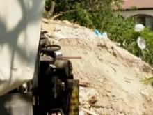 Теч при свлачището между Албена и Балчик