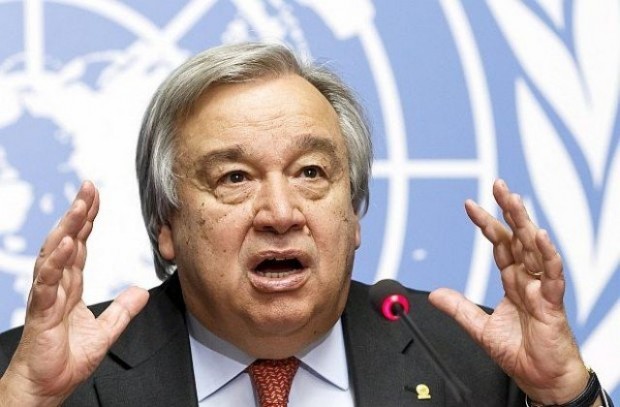 Генералният секретар на ООН Антониу Гутериш призова за незабавно прекратяване