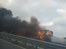 50 души едва не изгоряха в автобуса до Бургас