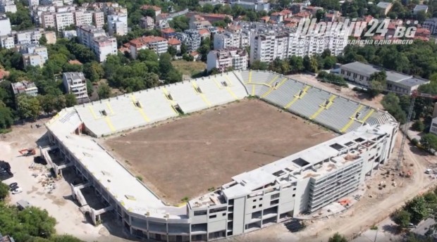 Строежът на стадион Христо Ботев няма да възпрепятства тренировките в