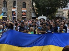 Шествие на свободата в София в Деня на независимостта на Украйна