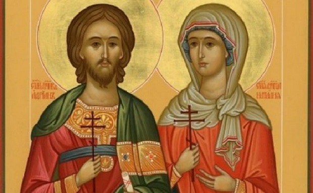 Свети Адриан живял със съпругата си Наталия в град Никомидия