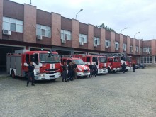 Пожарникарите на Пловдив сведоха глави в памет на двамата трагично загинали полицаи