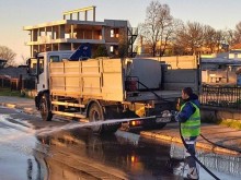 В Свищов започна измиването на уличната мрежа