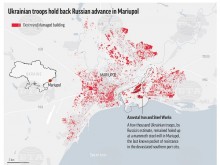 Руски медии казаха, че 120 цивилни са напуснали обсадения завод в Мариупол