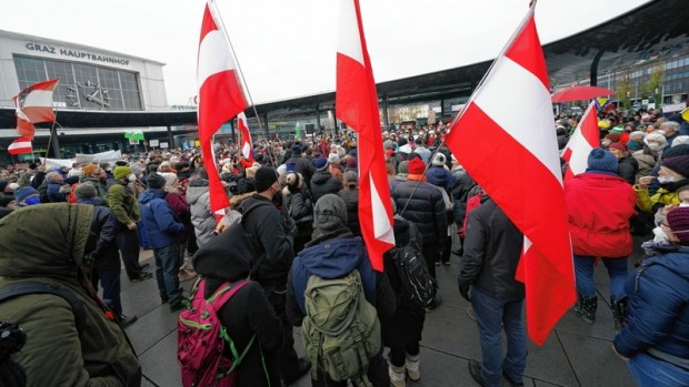 APA (Австрия): Поредна събота на протести срещу ограничителните мерки в Австрия