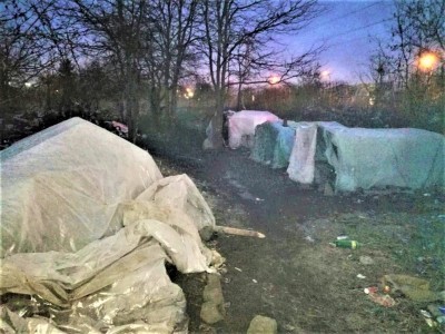 Разтурен беше ромски катун край Бургас