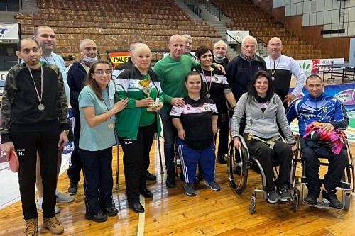Успехи на клуб "Ямбол-99" на Държавните турнири по вдигане на тежести и тенис на маса за хора с увреждания