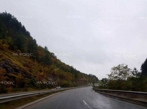 Възстановено е движението при км 12 на автомагистрала "Струма" в посока София