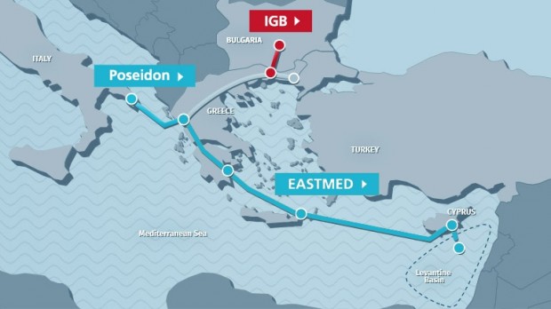 Kathimerini: С отказа си от газопровода EastMed, САЩ преначертаха енергийната карта в Източното Средиземноморие