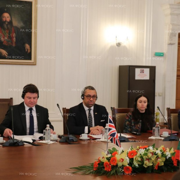 Народните представители от Комисията по външна политика се срещнаха с министъра за Европа и Северна Америка на Обединеното кралство Джеймс Клевърли