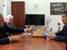 Румен Петков се срещна с посланика на Казахстан у нас Н. Пр. Темиртай Избастин