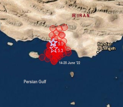 Две умерено силни земетресения в едно и също пространство в Иран – второто с щети